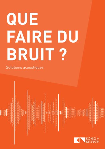 Solutions acoustiques