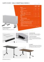 TABLE EMBOÎTABLE MEMO.S-2