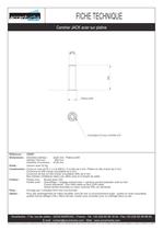 Cendrier JACK 220 acier sur platine