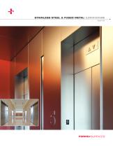 STAINLESS STEEL & FUSED METAL® ELEVATOR DOOR SKINS