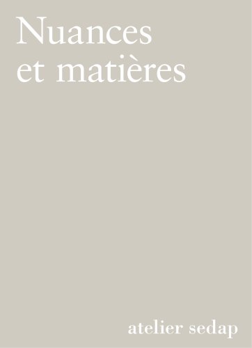 Nuances et matières 2024