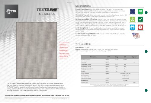 TEXTILENE® Metallics