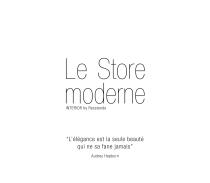 Le Store moderne_l'élégance est la seule beauté qui ne sa fane jamais - 2