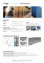 Habillage en INOX Coloré