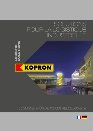 SOLUTIONS POUR LA LOGISTIQUE INDUSTRIELLE