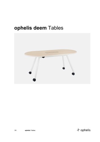 ophelis deem Tables