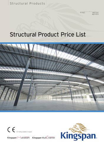 Structural Product Price List 2012