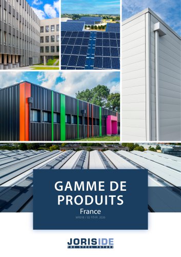 GAMME DE PRODUITS