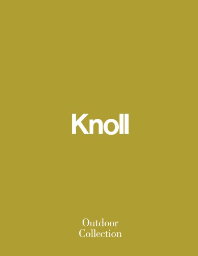 KnollStudio Outdoor Catalogue 2016