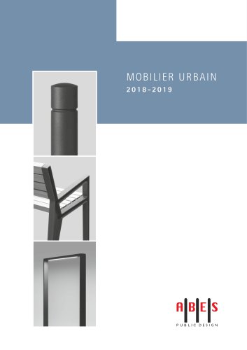 ABES Mobilier Urbain 2018|2019 - Catalogue FR