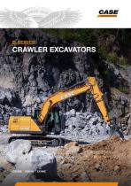 E-Series Crawler Excavators - CX130E/CX160E/CX180E