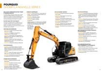 Pelles sur Chenilles Série E - CX130E/CX160E/CX180E-7