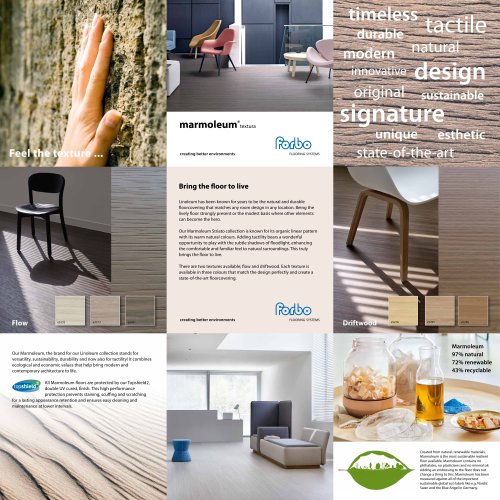 Marmoleum Textura Leaflet