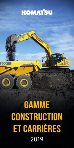 Gamme Construction et Carrière 2019