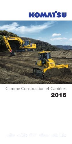 Gamme Construction et Carrières