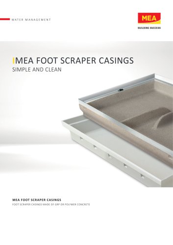 Foot scraper casings