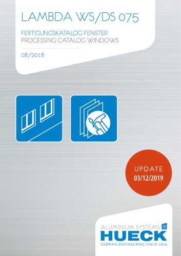 LAMBDA WS/DS 075 PROCESSING CATALOG WINDOWS