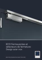 ECO Ferme-portes et sélecteurs de fermeture: Design acier inox - 1