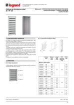 Coffrets de distribution métal XL³ HP 160-1