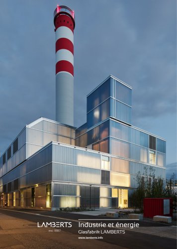 LAMBERTS Projets : Industrie et &eacute;nergie