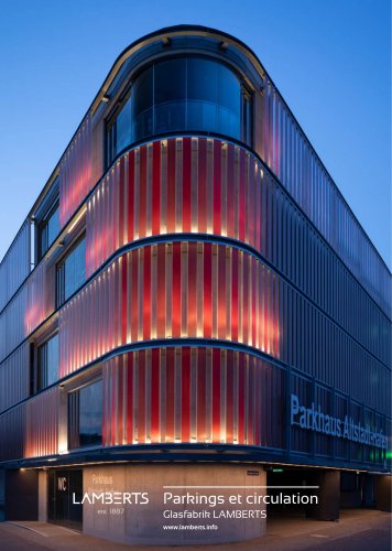 LAMBERTS Projets : Parkings et circulation