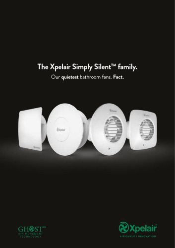 Xpelair Simply Silent family brochure